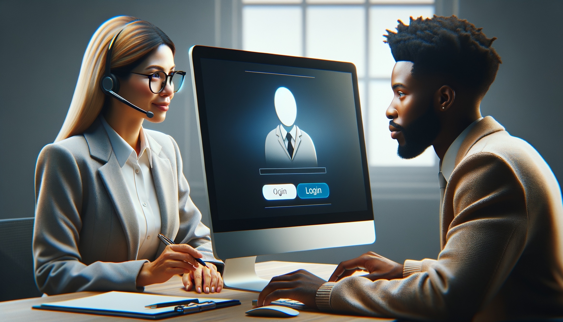 Support assisting login